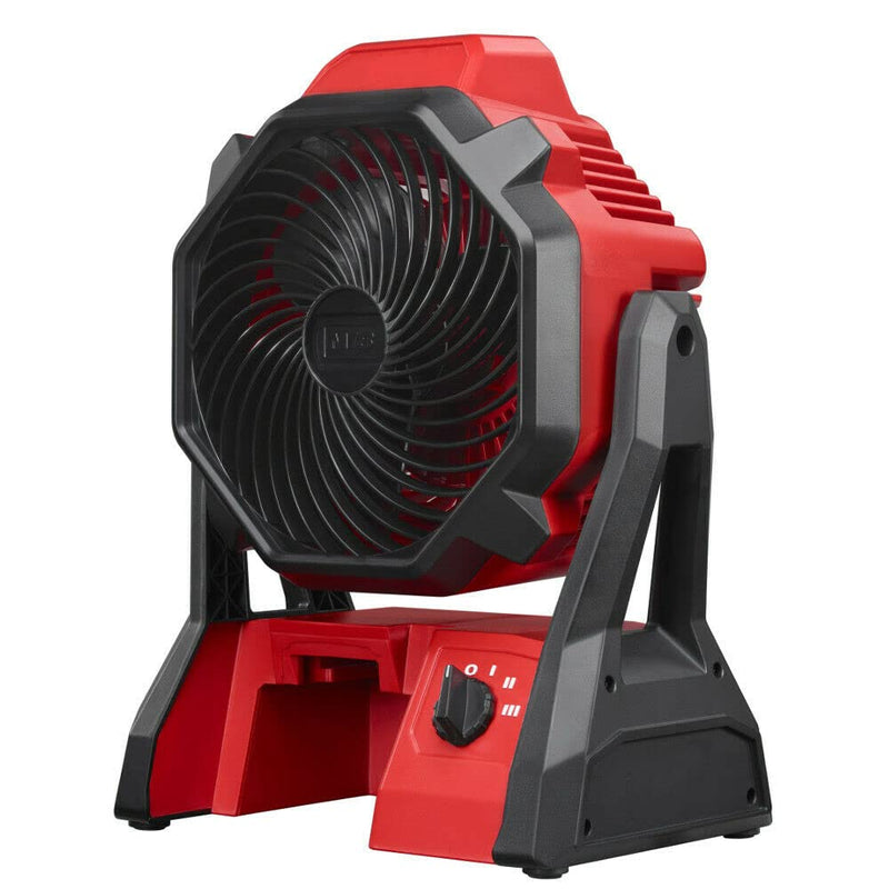 0886-20 M18 18V 2,350-Rpm Adjustable Jobsite Fan w/Adapter